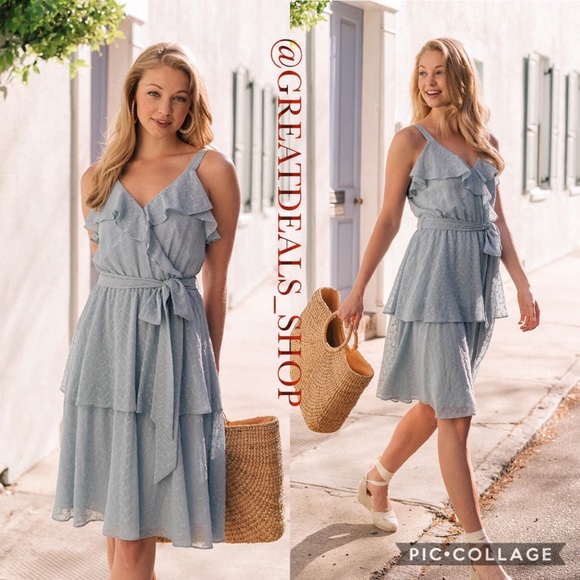 Gal Meets Glam Dresses & Skirts - ‼️CLOSING GAL MEETS GLAM TIERED TIE WASIT DRESS